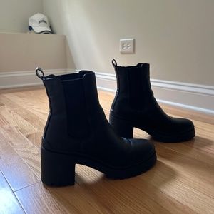 Black boots